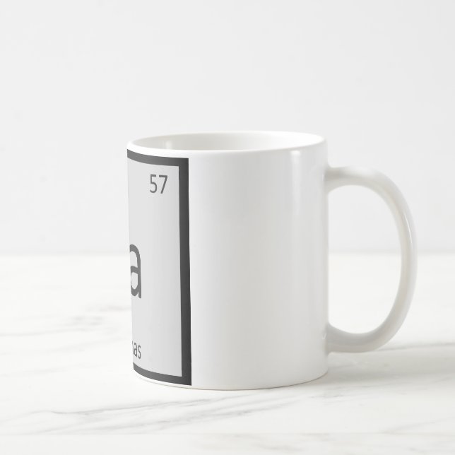 Mug La - Chimie des Llamas Tableau Périodique Élément (Droite)