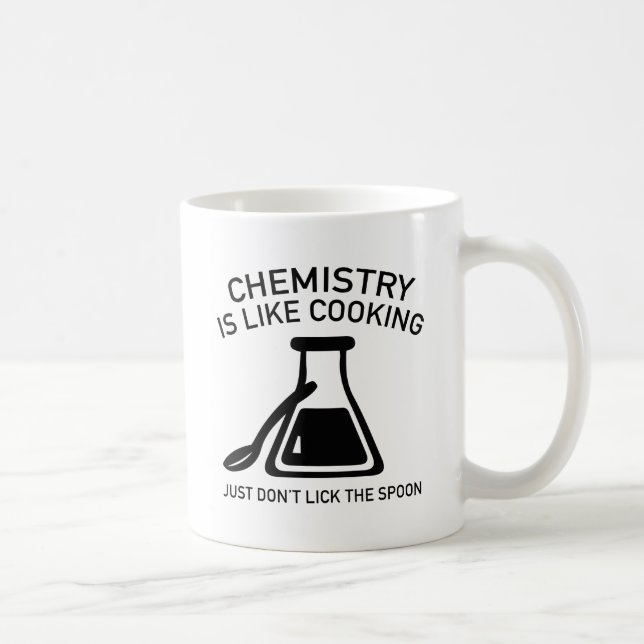 Mug La chimie est comme la Cuisine (Droite)