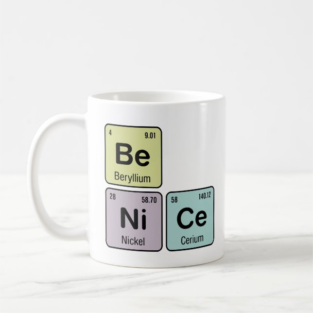 Mug La chimie soit Nice (Gauche)