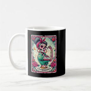 Mug La Chingona Tarot Card Drôle Espagnol Slang Boss L