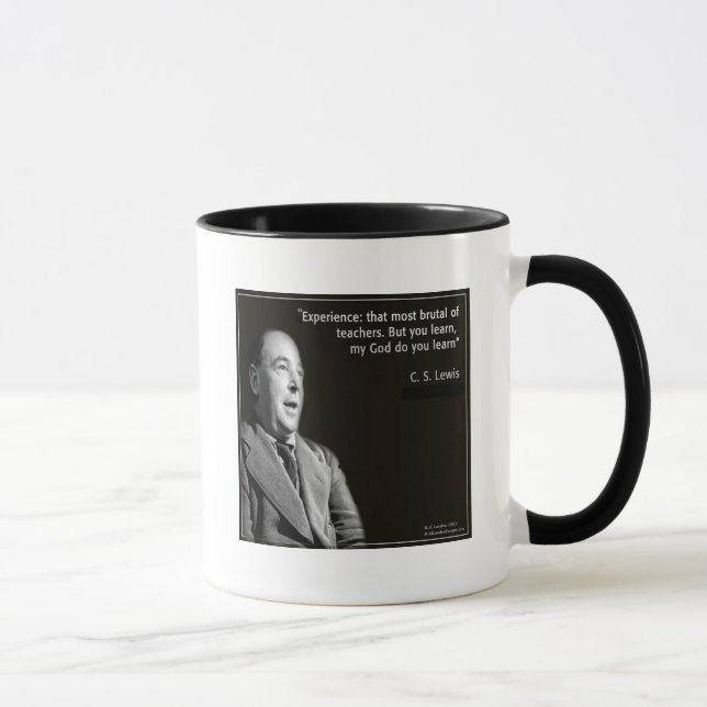 Mug La citation de CS Lewis "Mon Dieu" (Droite)