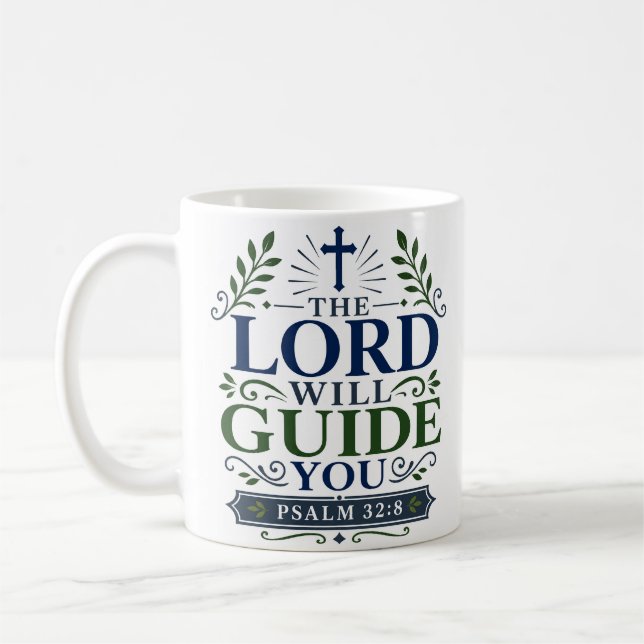 Mug La citation de l'Écriture du matin : Le Seigneur v (Gauche)