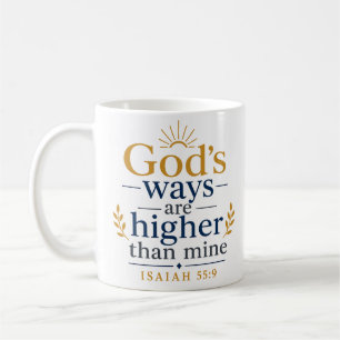 Mug La citation de verset biblique Les voies de Dieu s