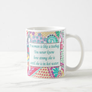 Mug La citation inspirée, femme d'A est comme un sac 