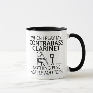 Mug La clarinette de Contrabass rien d'autre importe