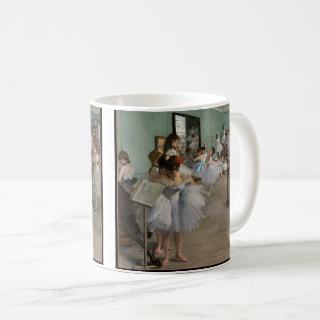 Mug La classe de danse par Edgar Degas (Devant droit)