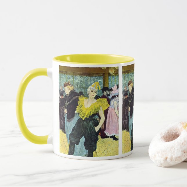 Mug La Clownesse (clown) Cha-U-Kao par Toulouse Lautre (Avec donut)