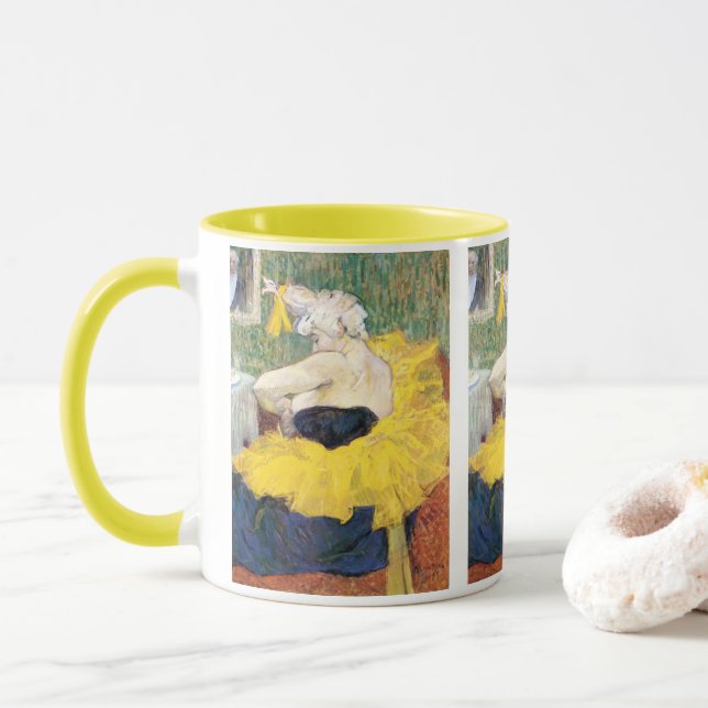 Mug La Clownesse (clown) Cha-U-Kao par Toulouse Lautre (Avec donut)