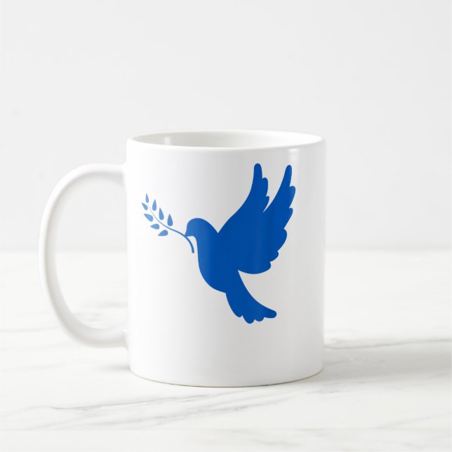 Mug La colombe de la paix en Ukraine (Gauche)