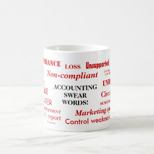 Mug La comptabilité jurent des mots ! Plaisanterie