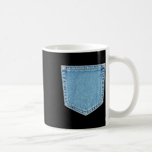 Mug La conception de base de la couleur des jeans avec
