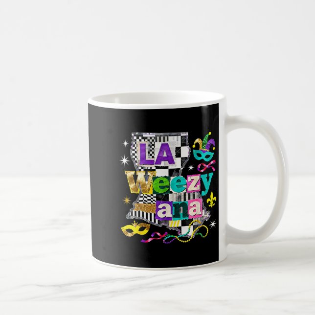 Mug La conception de carnaval Mardi Gras de La Weezy A (Droite)