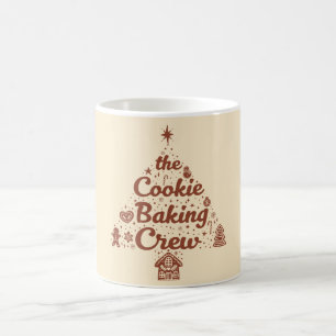 Mug La conception de sapin de Noël de l'équipe de cuis