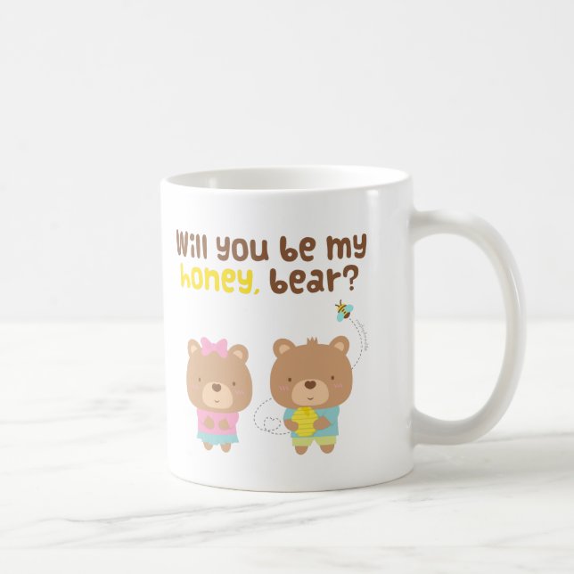 Mug La confession mignonne d'amour de calembour soit (Droite)