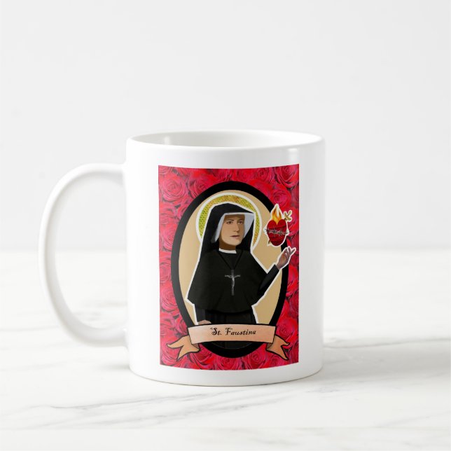 Mug La confiance de St Faustina Jésus I dans vous (Gauche)