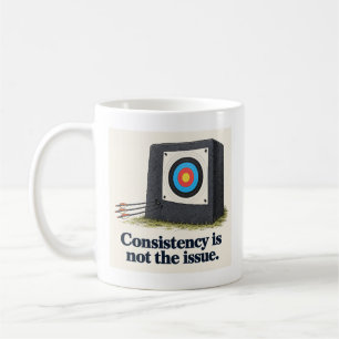 Mug La constance n'est pas le problème Humour de tir à
