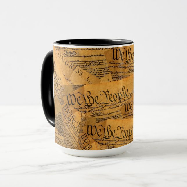 Mug La Constitution américaine (Devant gauche)