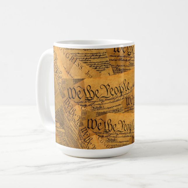 Mug La Constitution américaine (Devant gauche)