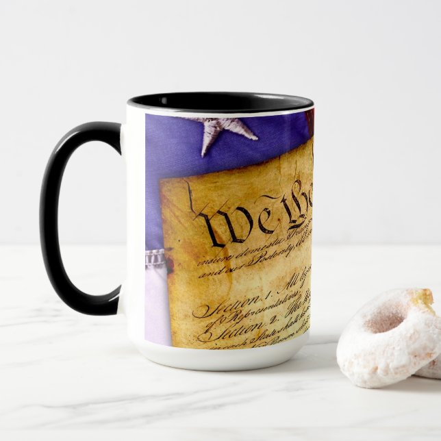 Mug La Constitution américaine (Avec donut)