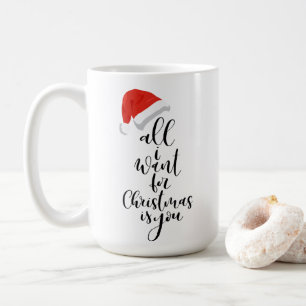 Mug La coquine de Noël, c'est toi qui as le coeur
