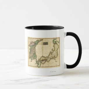 Mug La Corée et le JapanPanoramic MapKorea et le Japo