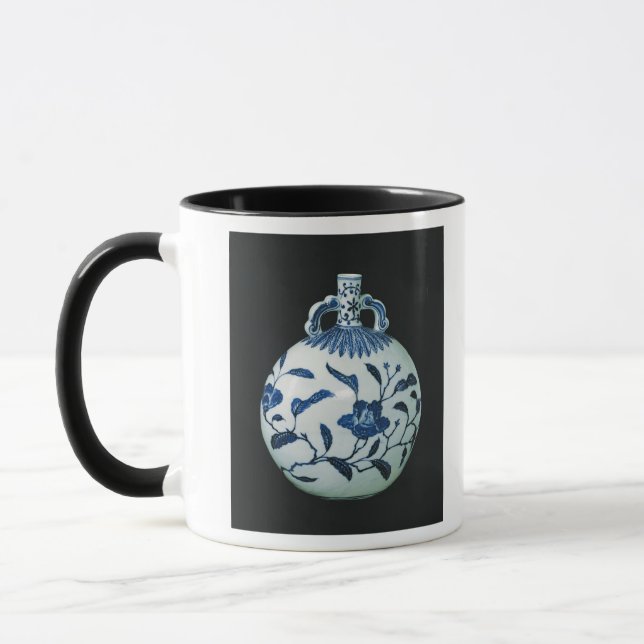 Mug La courge "bleue et blanche" du pèlerin avec (Gauche)