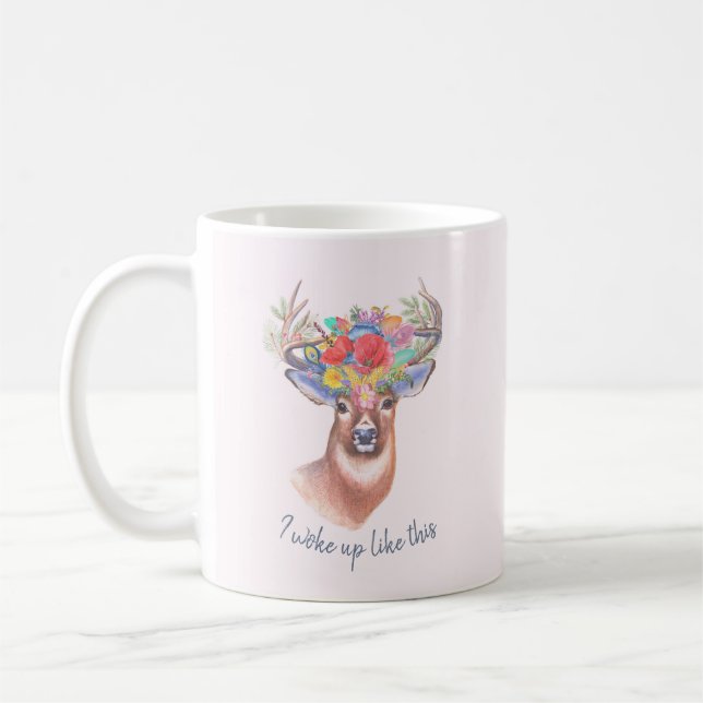 Mug La couronne de marais et de fleurs se réveille com (Gauche)