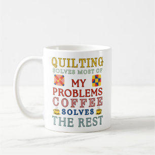 Mug La couture résout la plupart de mes problèmes 