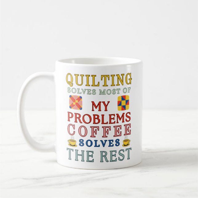 Mug La couture résout la plupart de mes problèmes  (Gauche)