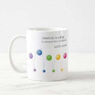 Mug La créativité est une drogue sans laquelle je ne p