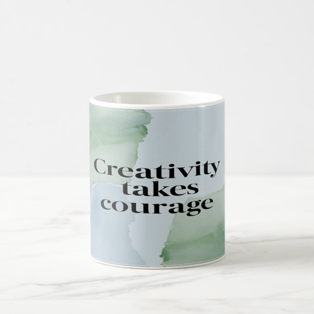 Mug La créativité prend courage, option 2 (Centre)