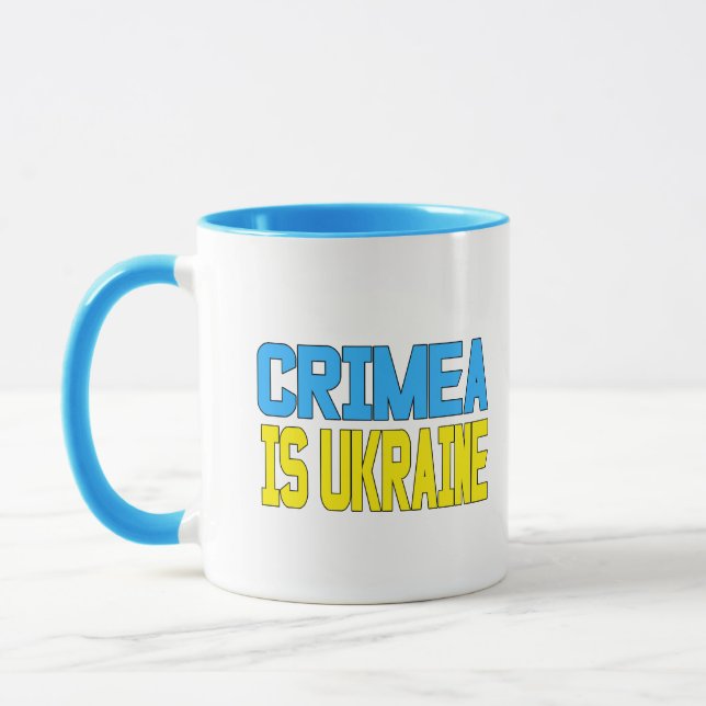 Mug La Crimée est l'Ukraine (Gauche)