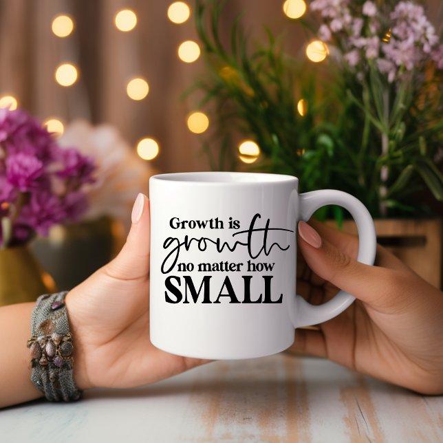 Mug La Croissance Est La Croissance Peu Importe... Mus (Créateur téléchargé)