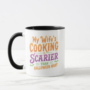 Mug La cuisine de ma femme est plus effrayante qu'Hall