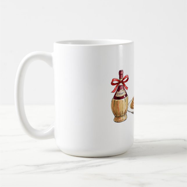 Mug La cuisine de Nonna - Esthétique Coquette de l'été (Gauche)