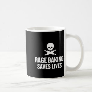 Mug La cuisson de rage sauve la tête de mort drôle Bou