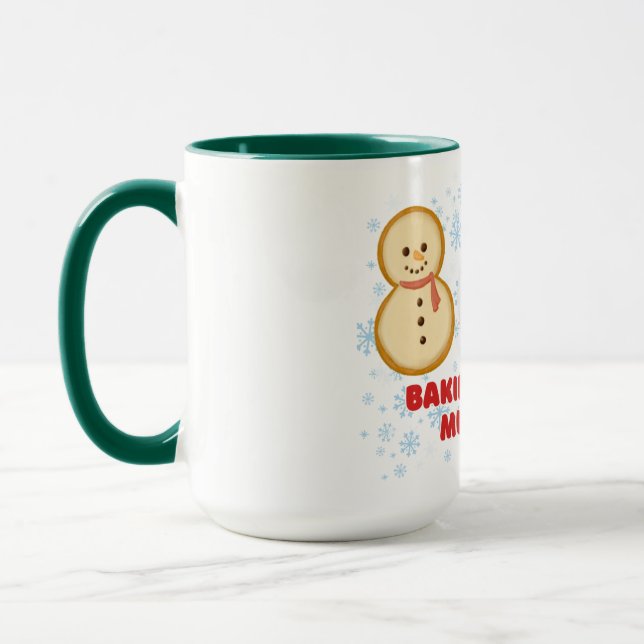 Mug La cuisson est la NEIGE beaucoup amusante (Gauche)