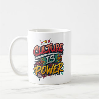 Mug La culture est le pouvoir Mois de l'histoire des N