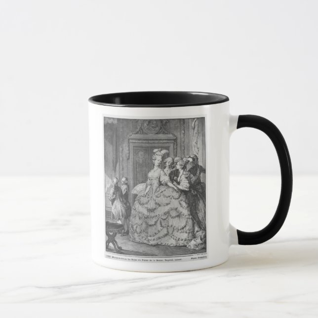 Mug La dame chez Palais de la Reine (Droite)