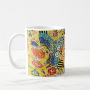 Mug La Dame de Gustav Klimt avec un fan