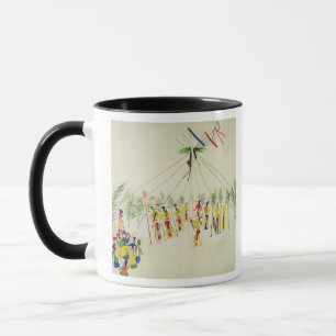 Mug La danse de Sun de Shoshone (colorant sur la