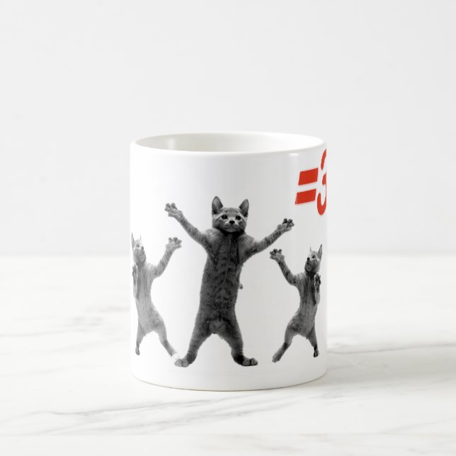 Mug la danse des chats égale trois OR (Centre)