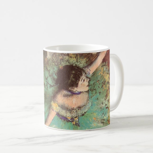 Mug La danseuse verte par Edgar Degas, Ballet Vintage (Devant droit)