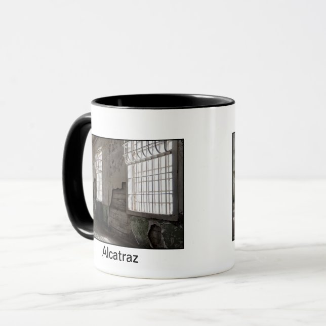 Mug La Décadence Rustique du Pénitencier d'Alcatraz, (Devant gauche)
