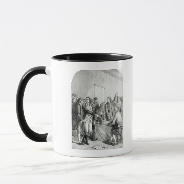 Mug La déclaration d'indépendance des Etats-Unis (Gauche)