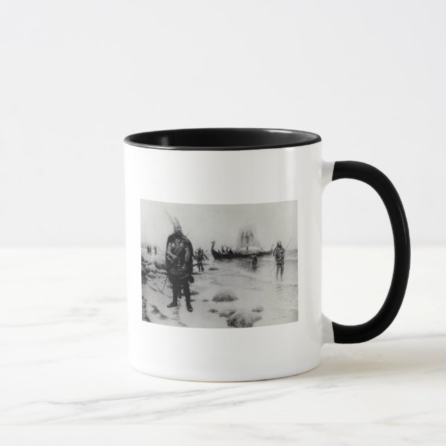 Mug La découverte de l'Amérique par Leif Eriksson (Droite)