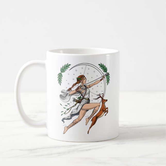 Mug La déesse grecque Artemis (Gauche)