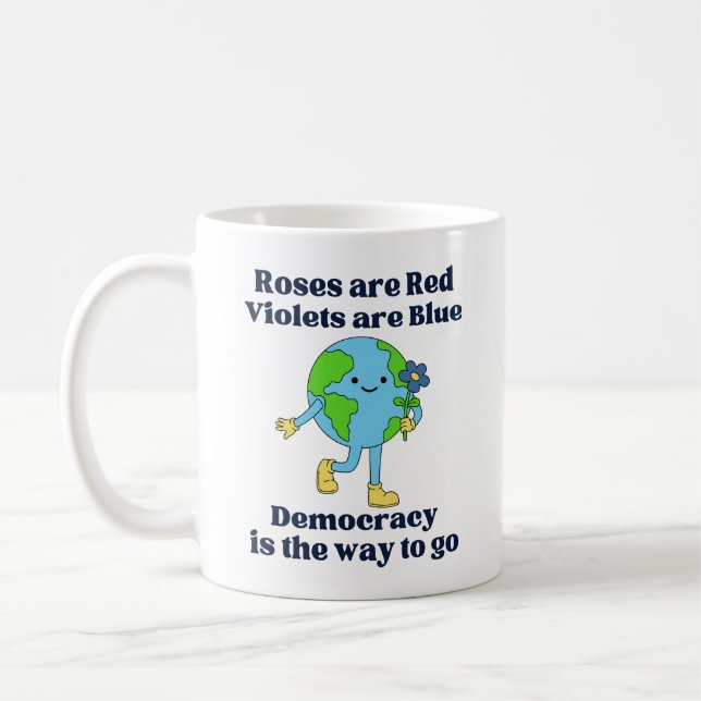 MUG LA DÉMOCRATIE EST LA FAÇON DE PASSER (Gauche)