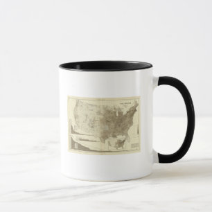 Mug la densité de population des comtés