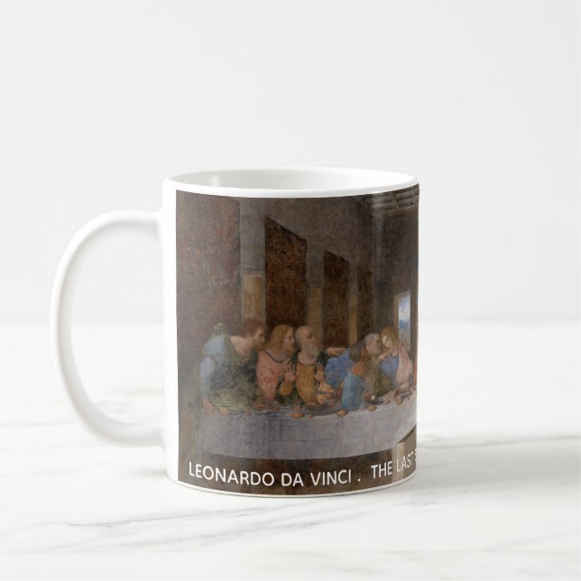 Mug La Dernière carte postale de la soupe Leonardo Da  (Gauche)